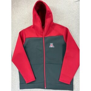Arizona Wildcats Stitched Logo Hoodie Flex Campus Jacket (Men's 3XL) Red